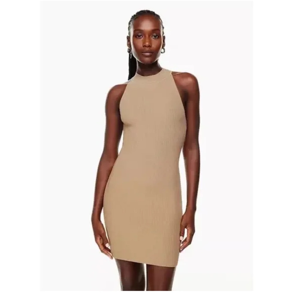 New Babaton Sculpt knit halter dress from Aritzia
